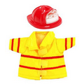 Small Vinyl Fireman Uniform for plush toy